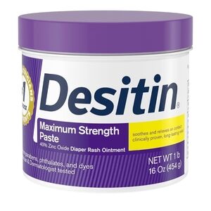 New No Box Desitin Maximum Strength Diaper Rash Paste 16 Oz